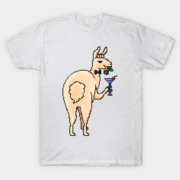 Llama. The cool llama. T-Shirt by TheAlbinoSnowman